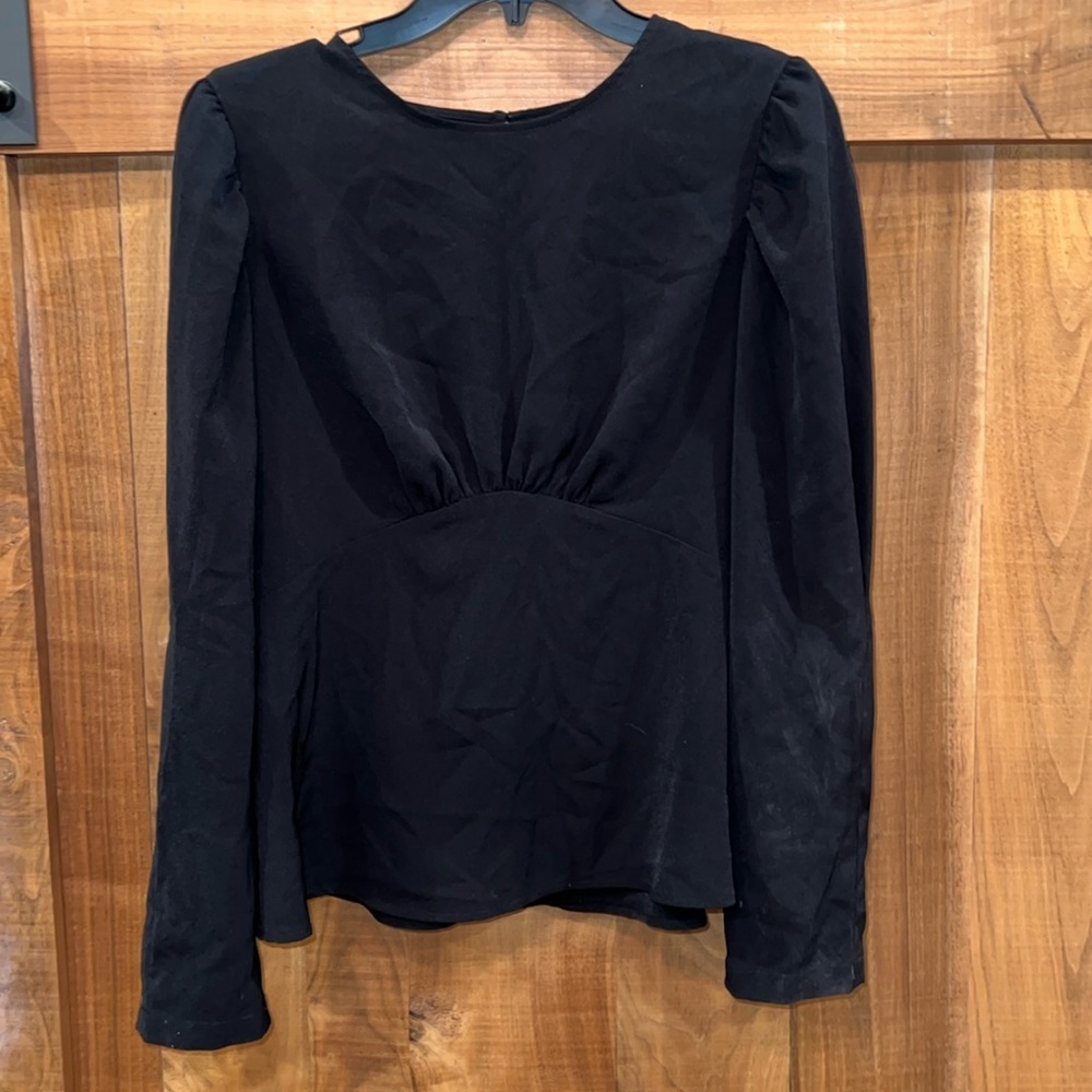Express long sleeved black blouse size medium women’s